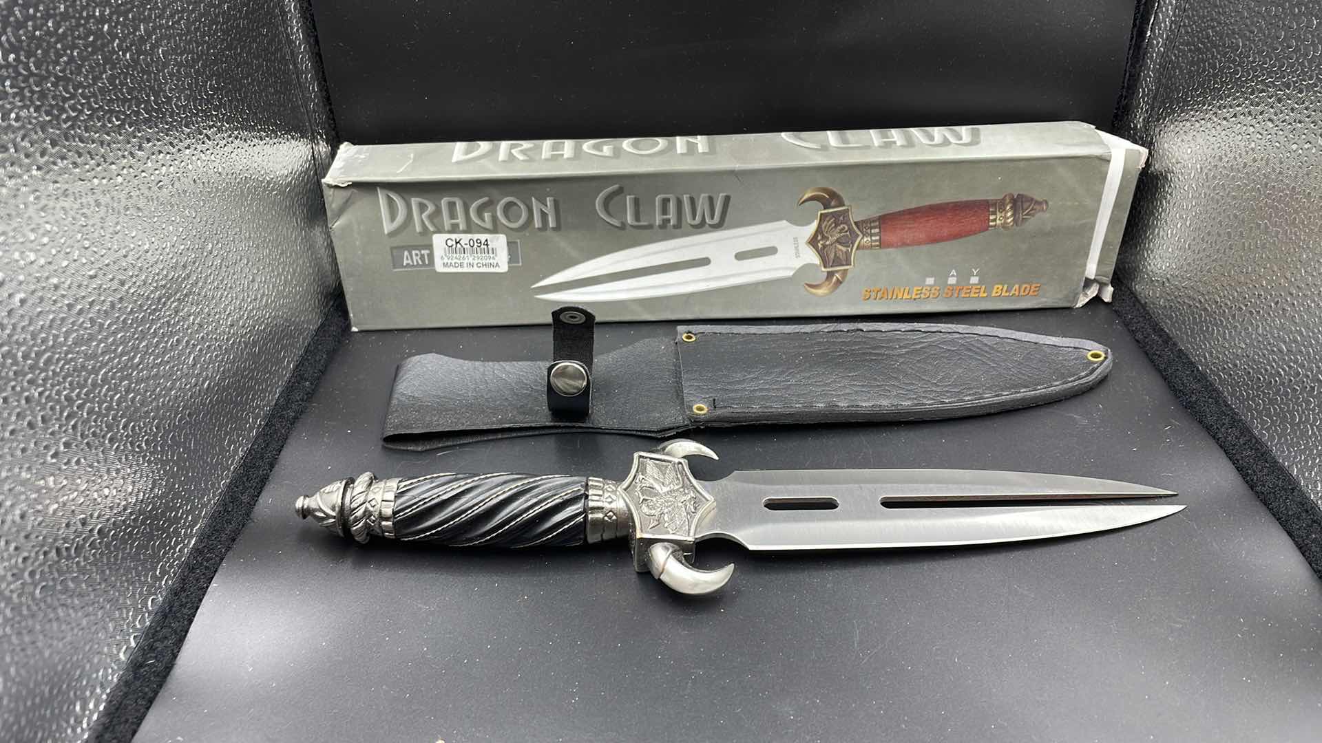 Photo 1 of DRAGON CLAW BLADE AND SHEATH 13”