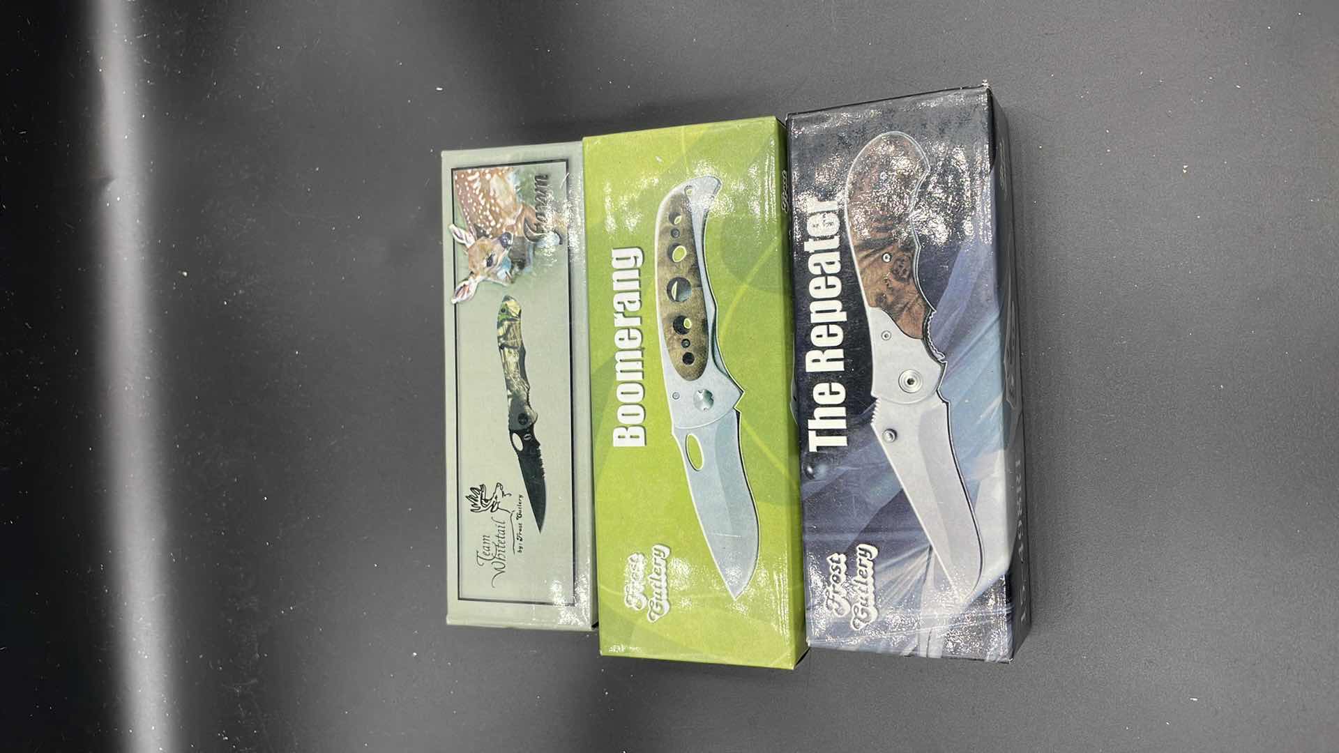 Photo 1 of FROST CUTLERY 3 PC POCKET KNIFE SET