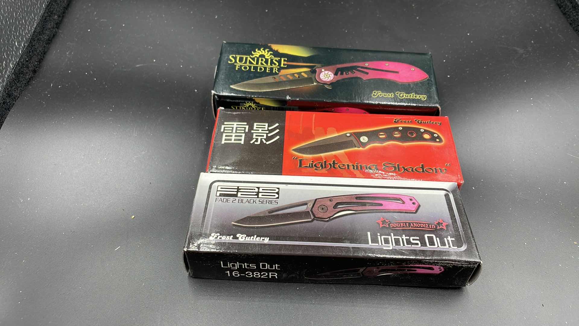 Photo 1 of FROST CUTLERY 3 PC POCKET KNIFE SET