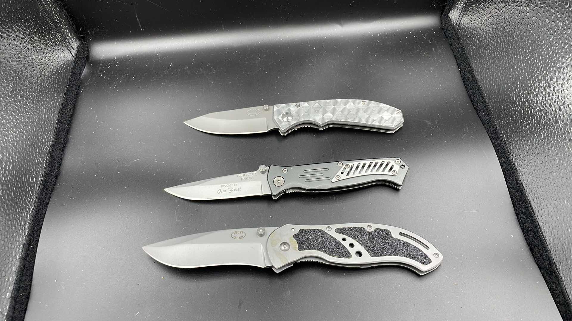 Photo 1 of FROST CUTLERY 3 PC POCKET KNIFE SET