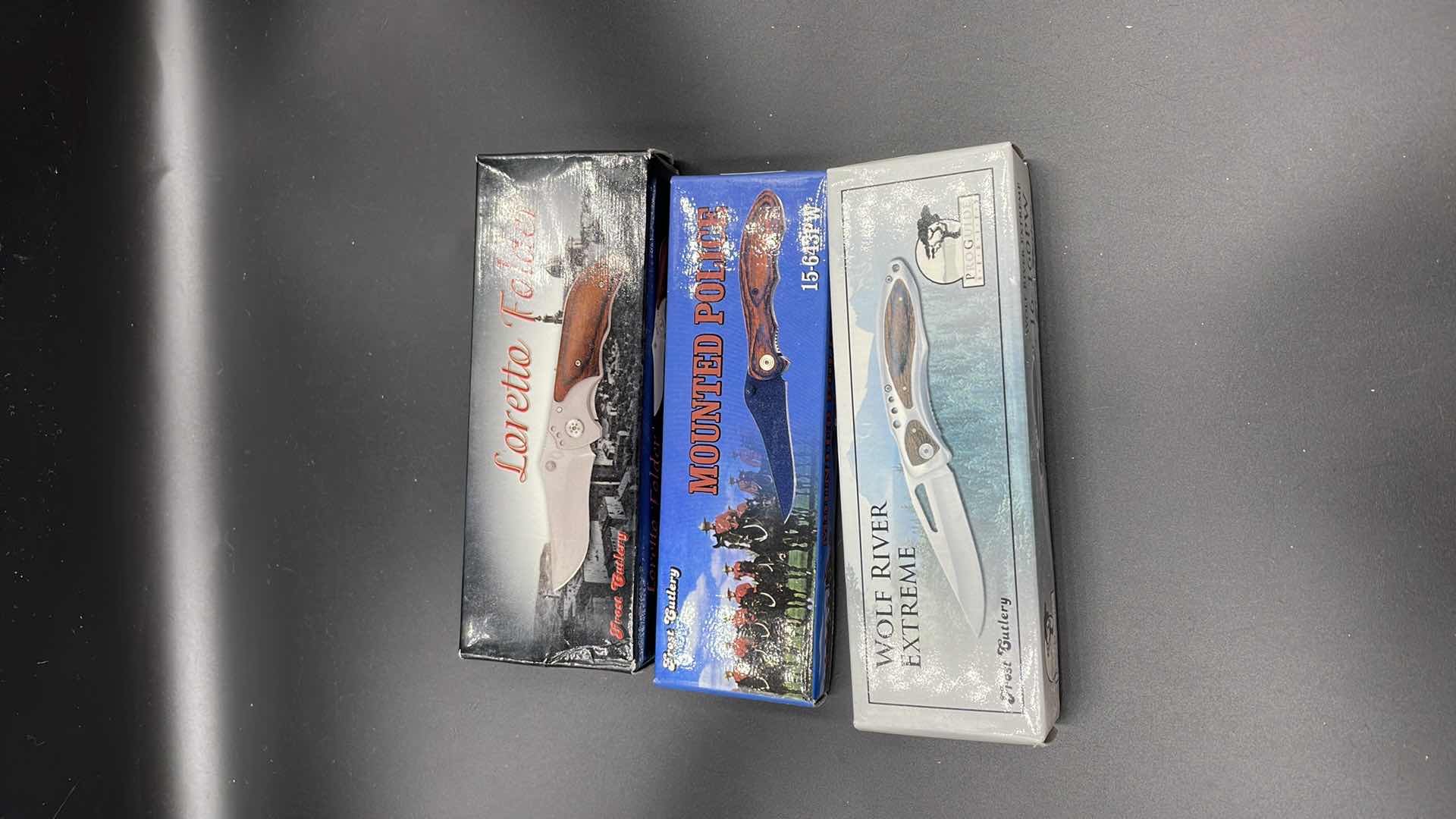 Photo 1 of FROST CUTLERY 3 PC POCKET KNIFE SET