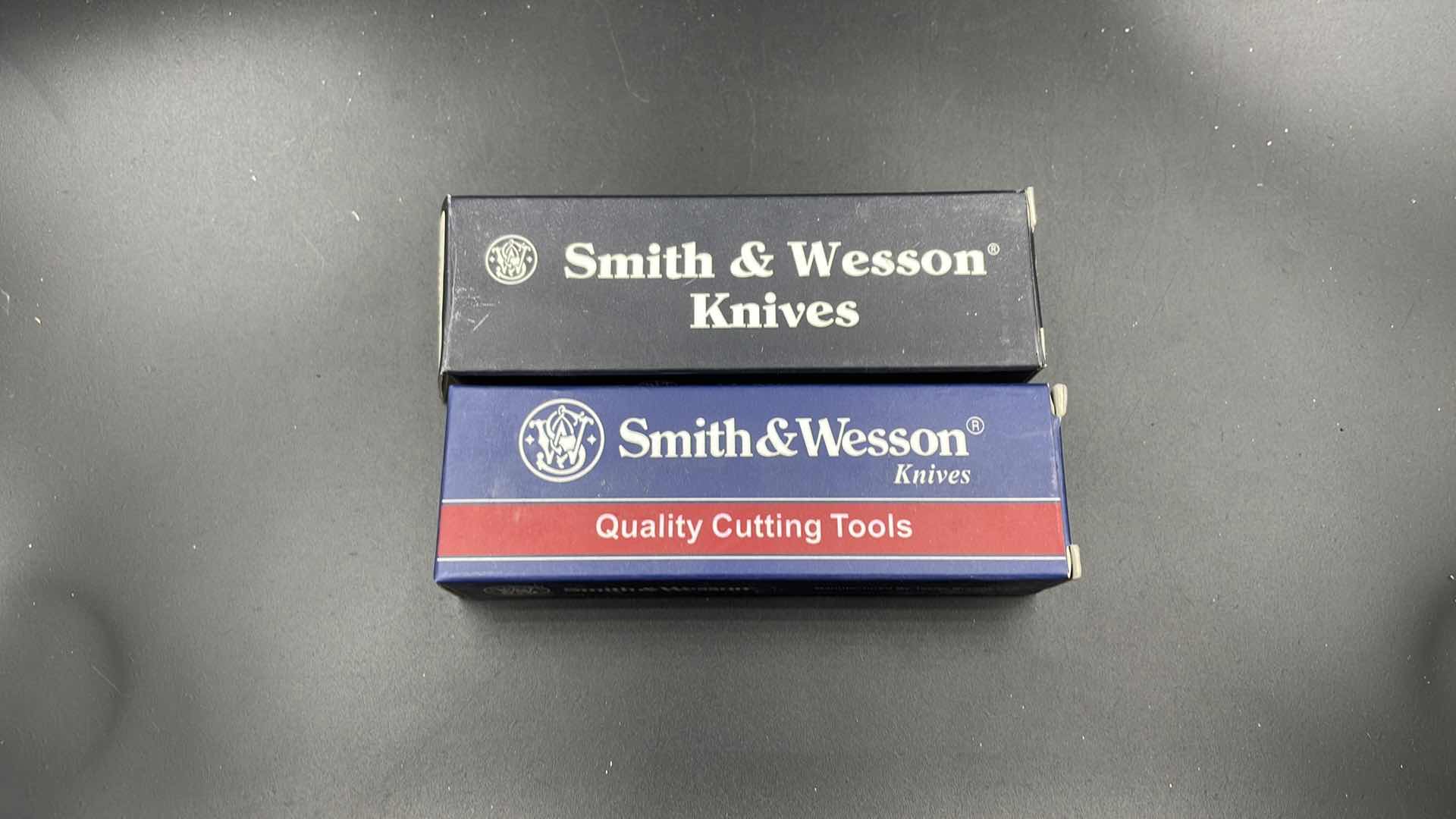Photo 1 of PAIR OF SMITH & WESSON POCKET KNIVES