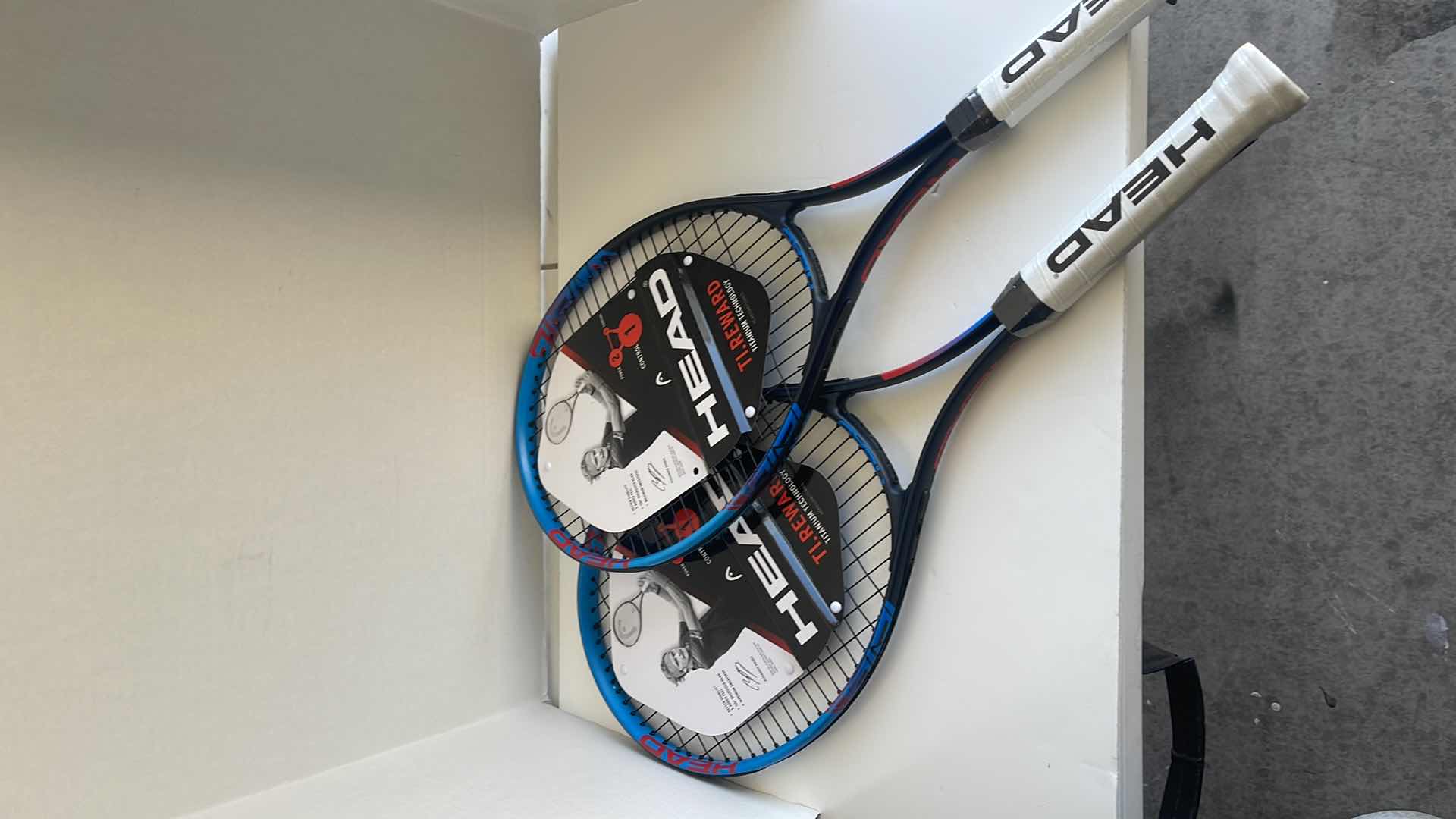 Photo 1 of 2 HEAD TI. REWARD TENNIS RACKETS