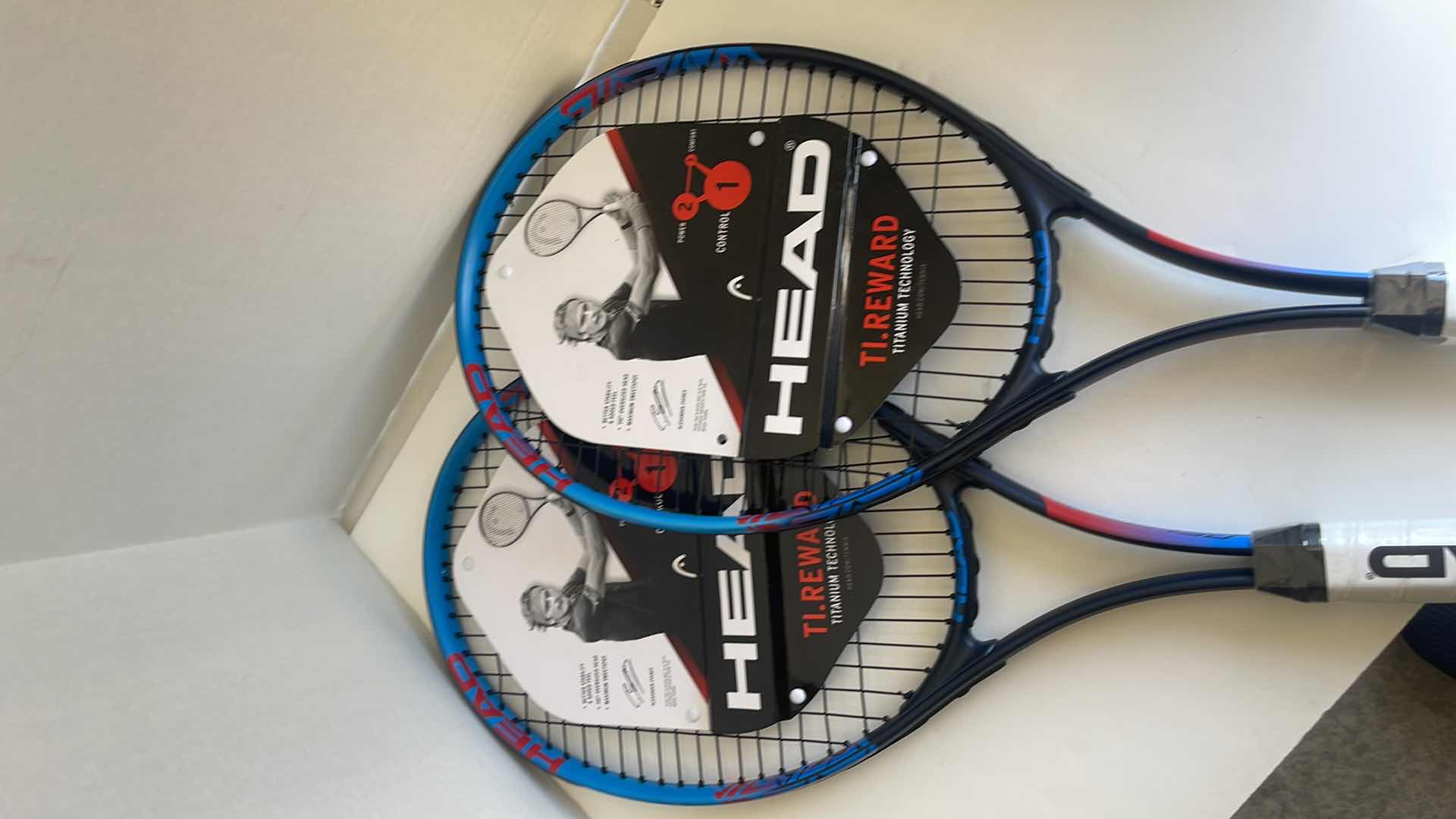 Photo 2 of 2 HEAD TI. REWARD TENNIS RACKETS