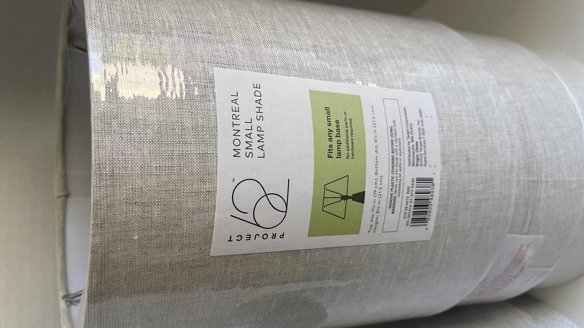 Photo 1 of 5 ASSORTED GRAY LAMP SHADES