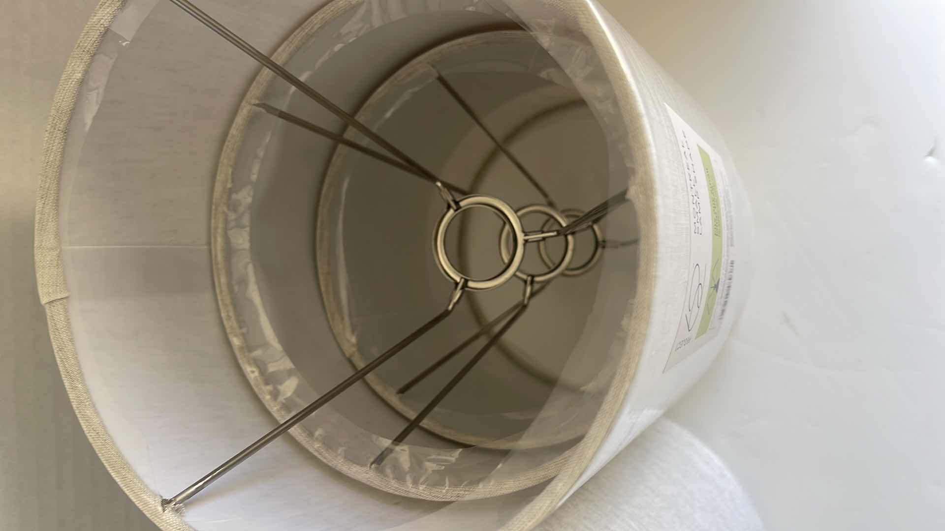 Photo 1 of 5 ASSORTED GRAY LAMP SHADES