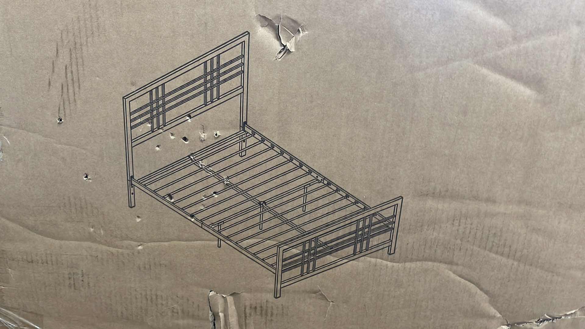 Photo 1 of METAL BASE FULL SIZE BED IN BOX