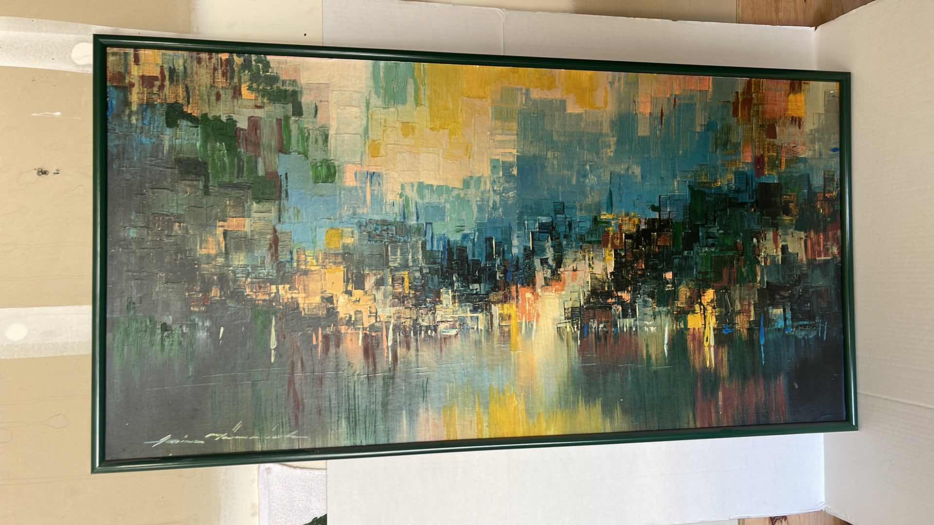 Photo 1 of FRAMED CANVAS ART 25” X 49”