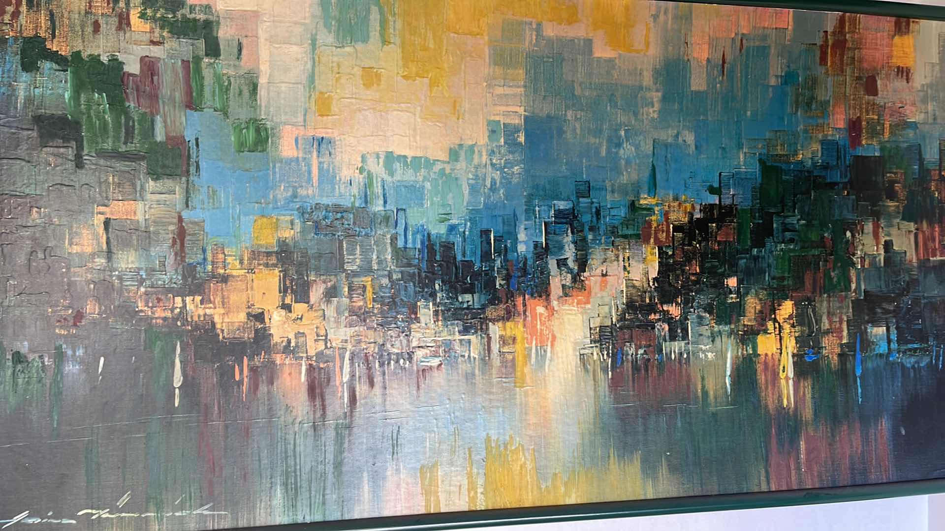 Photo 1 of FRAMED CANVAS ART 25” X 49”