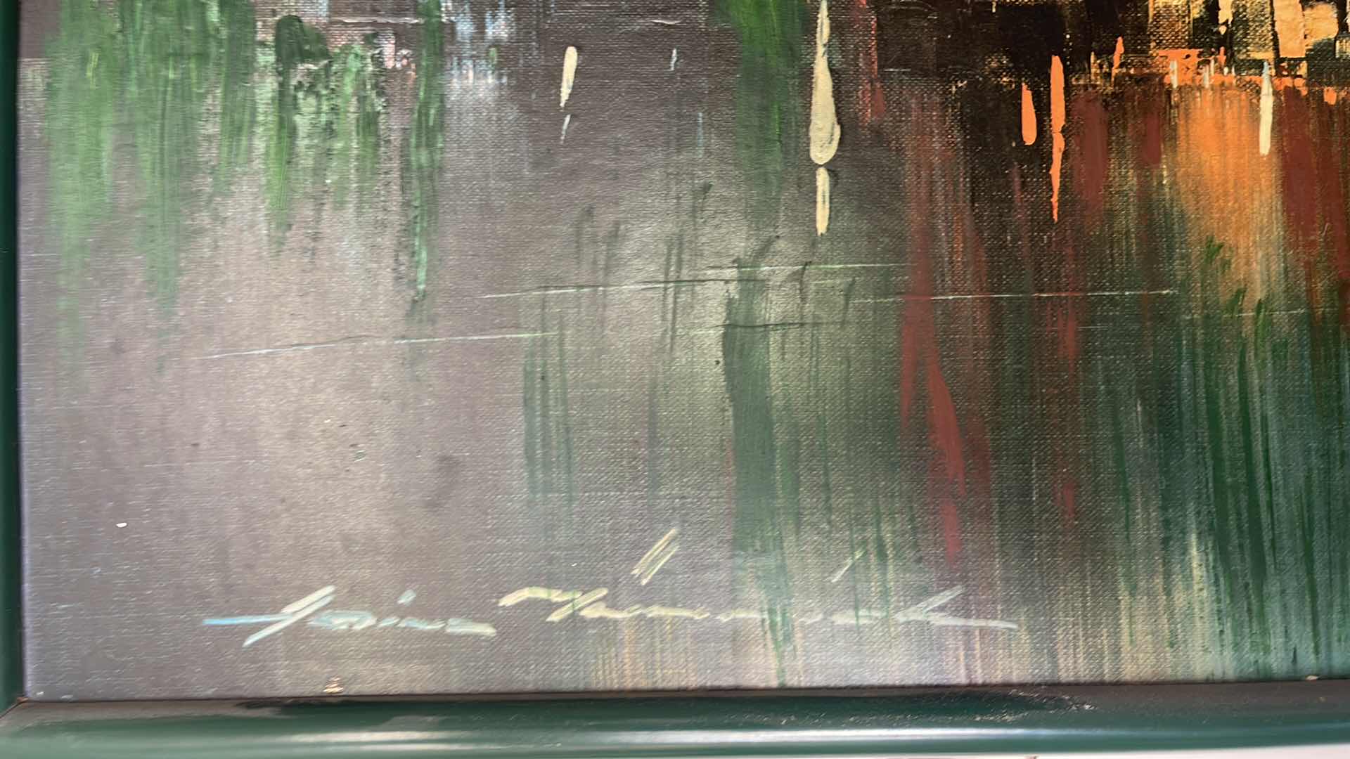 Photo 2 of FRAMED CANVAS ART 25” X 49”