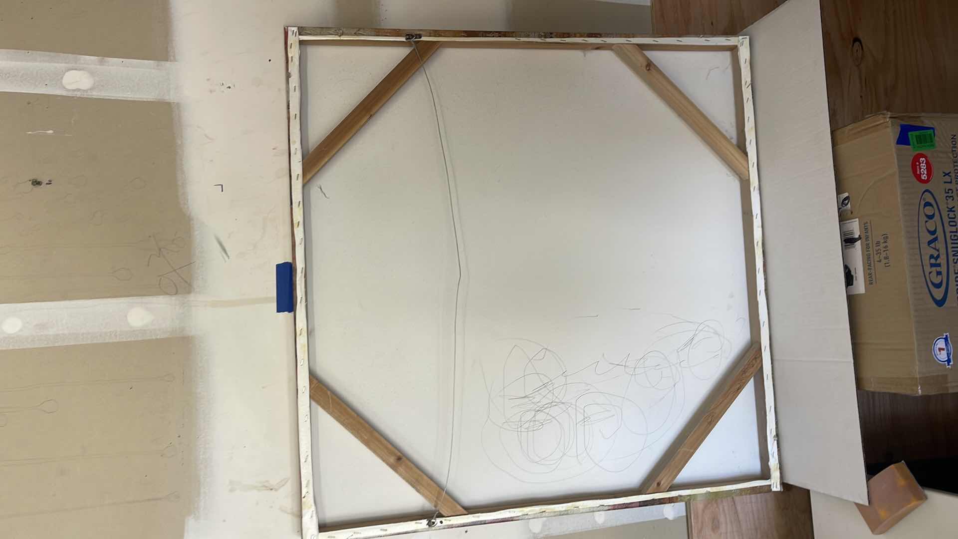 Photo 1 of ROSE CANVAS ART 36” X 36”