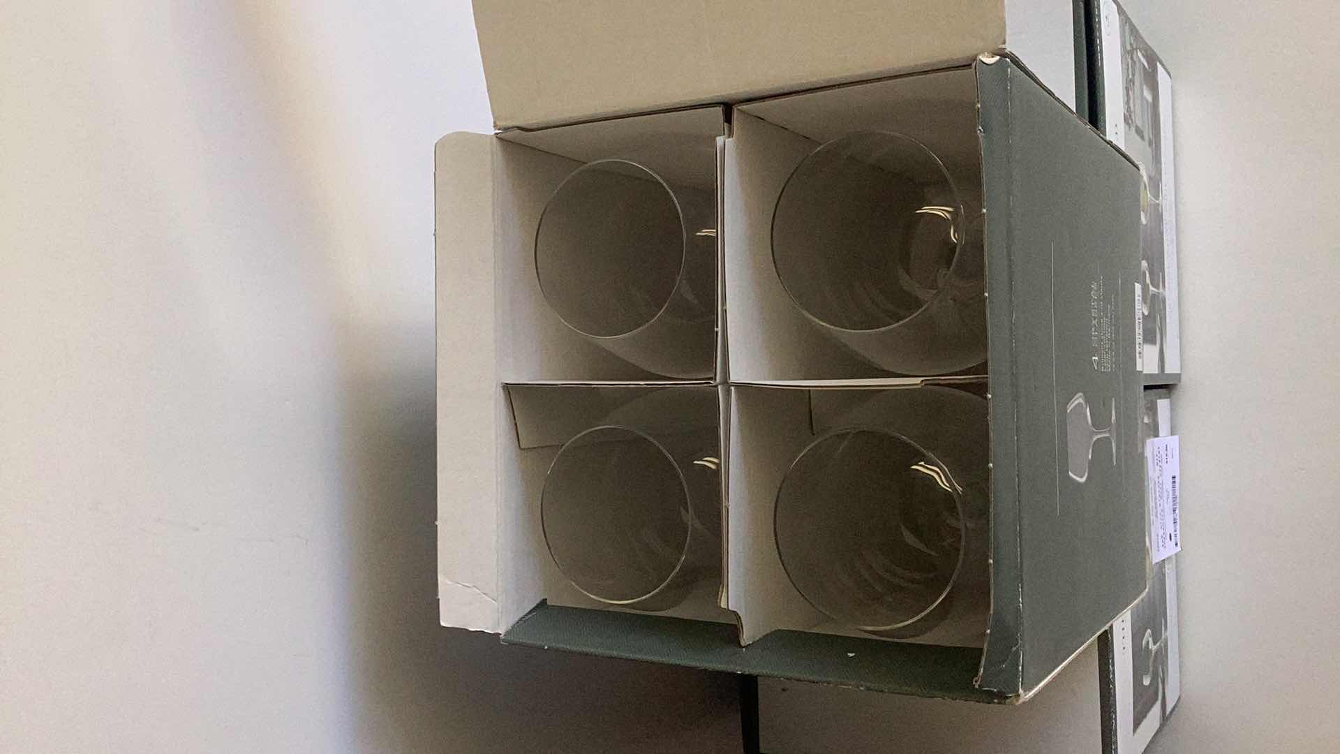 Photo 1 of THREE SETS OF 4 WINE GLASSES