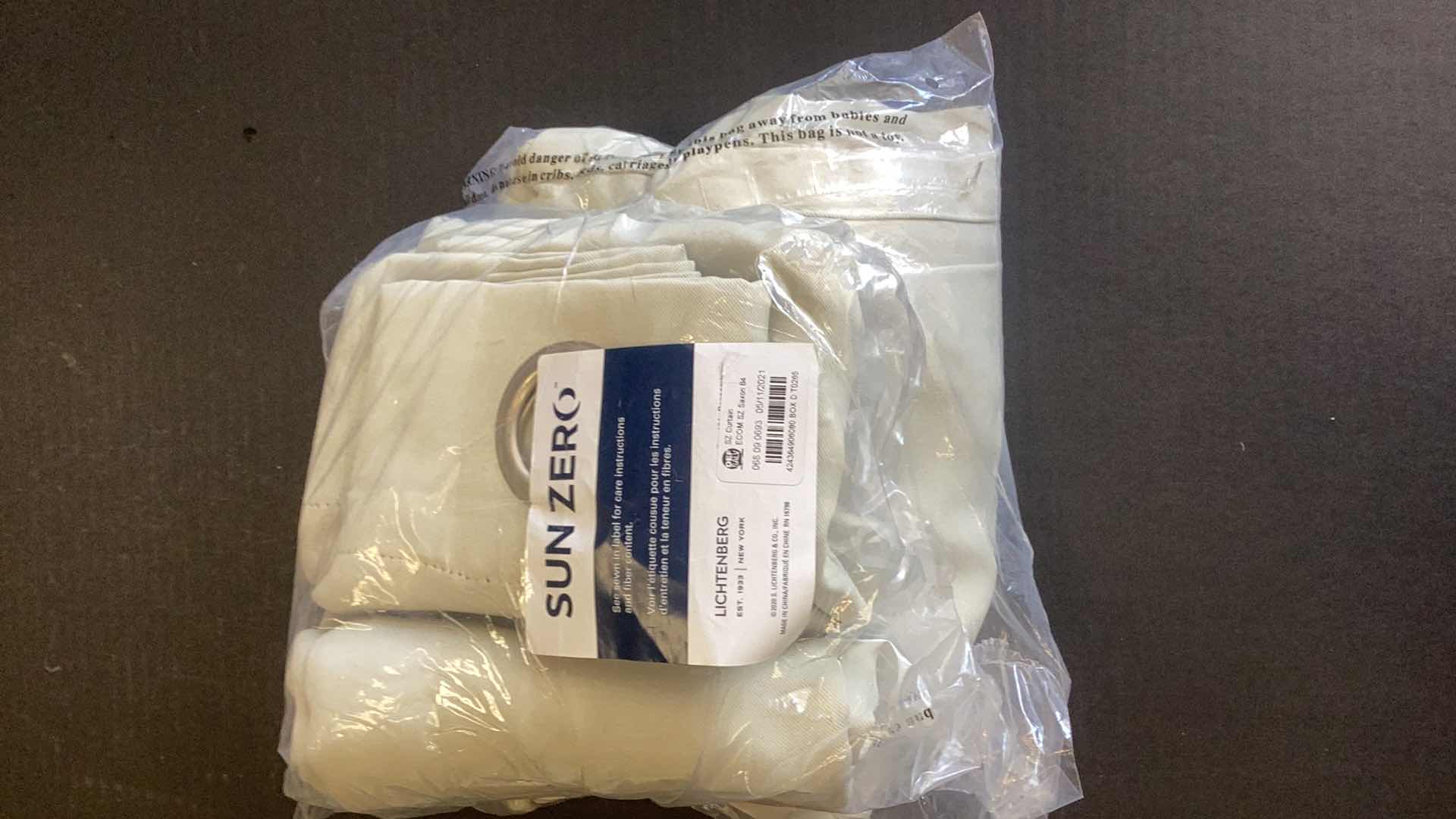 Photo 1 of TWO SUN ZERO BLACK OUT CURTAINS