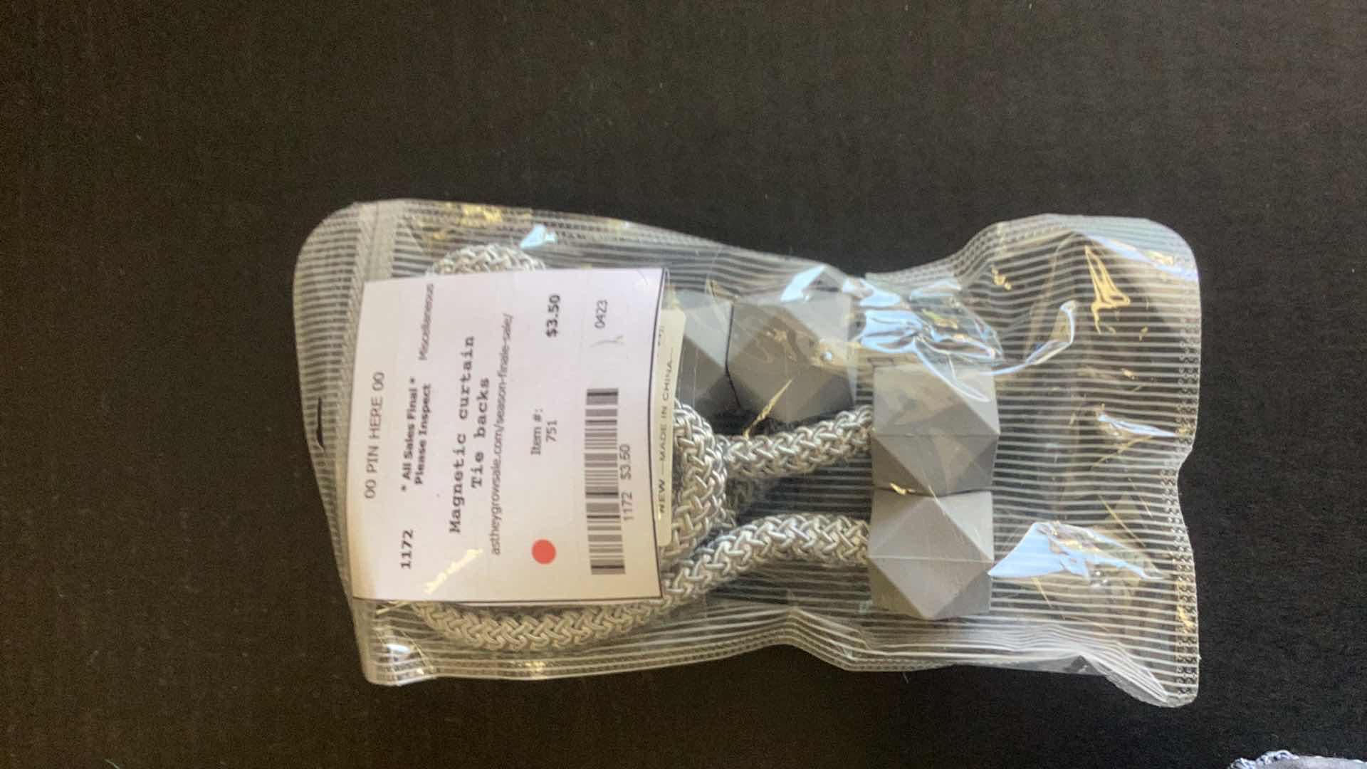 Photo 1 of 100 PERCENT BLACKOUT CURTAINS AND MAGNETIC TIE BACKS