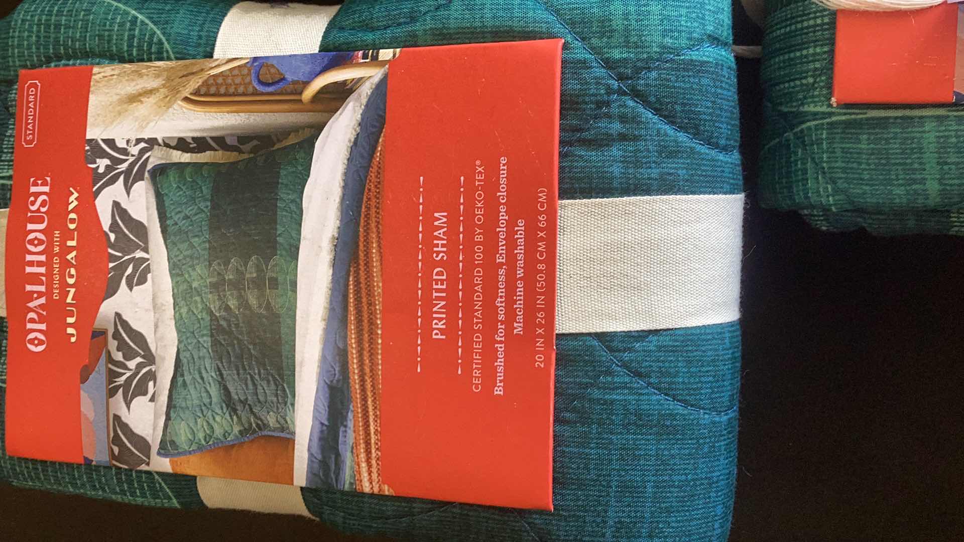 Photo 1 of THREE SETS OF PRINTED SHAMS