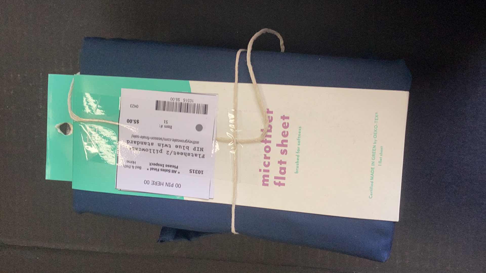 Photo 1 of MICROFLEECE BLANKET AND TWO MICRFIBER FLAT SHEET SETS