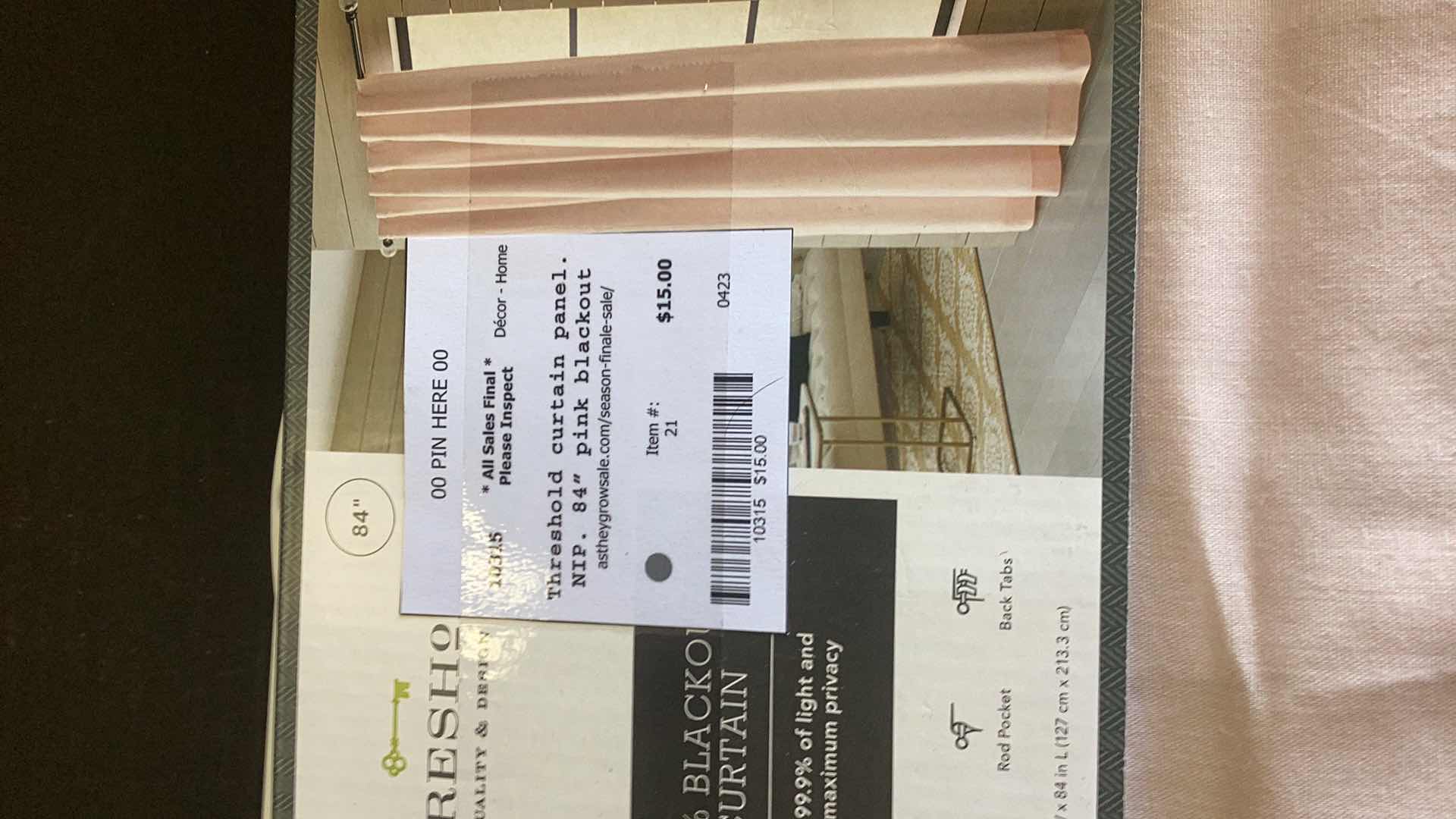 Photo 1 of TWO SETS OF BLACKOUT CURTAINS