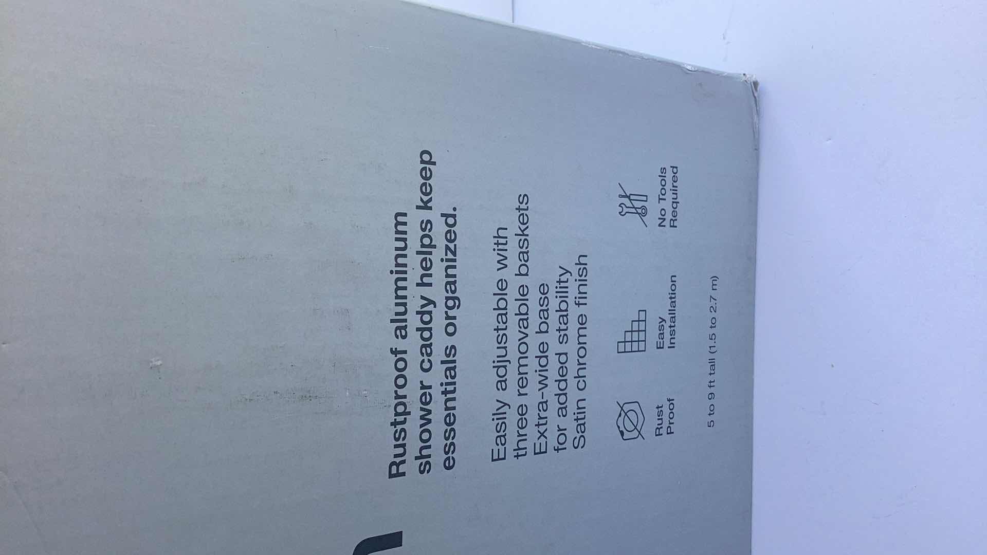 Photo 1 of SHOWER ALUMINIUM TENSION CADDY