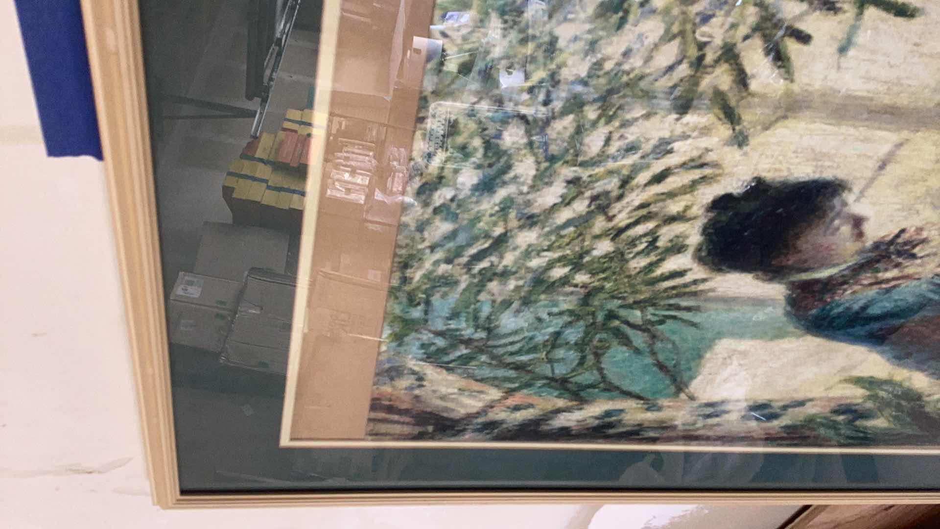 Photo 1 of CLAUDE MONET PRINT 31” X 36”