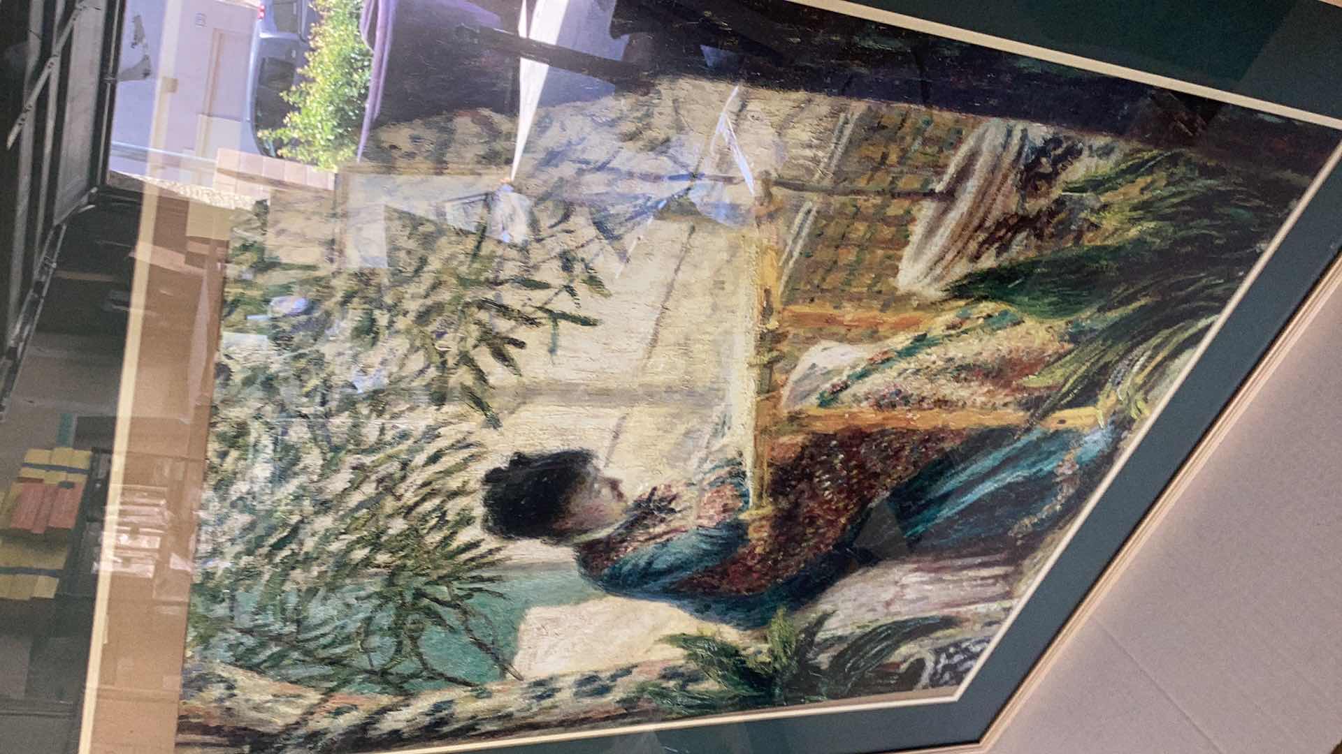 Photo 1 of CLAUDE MONET PRINT 31” X 36”