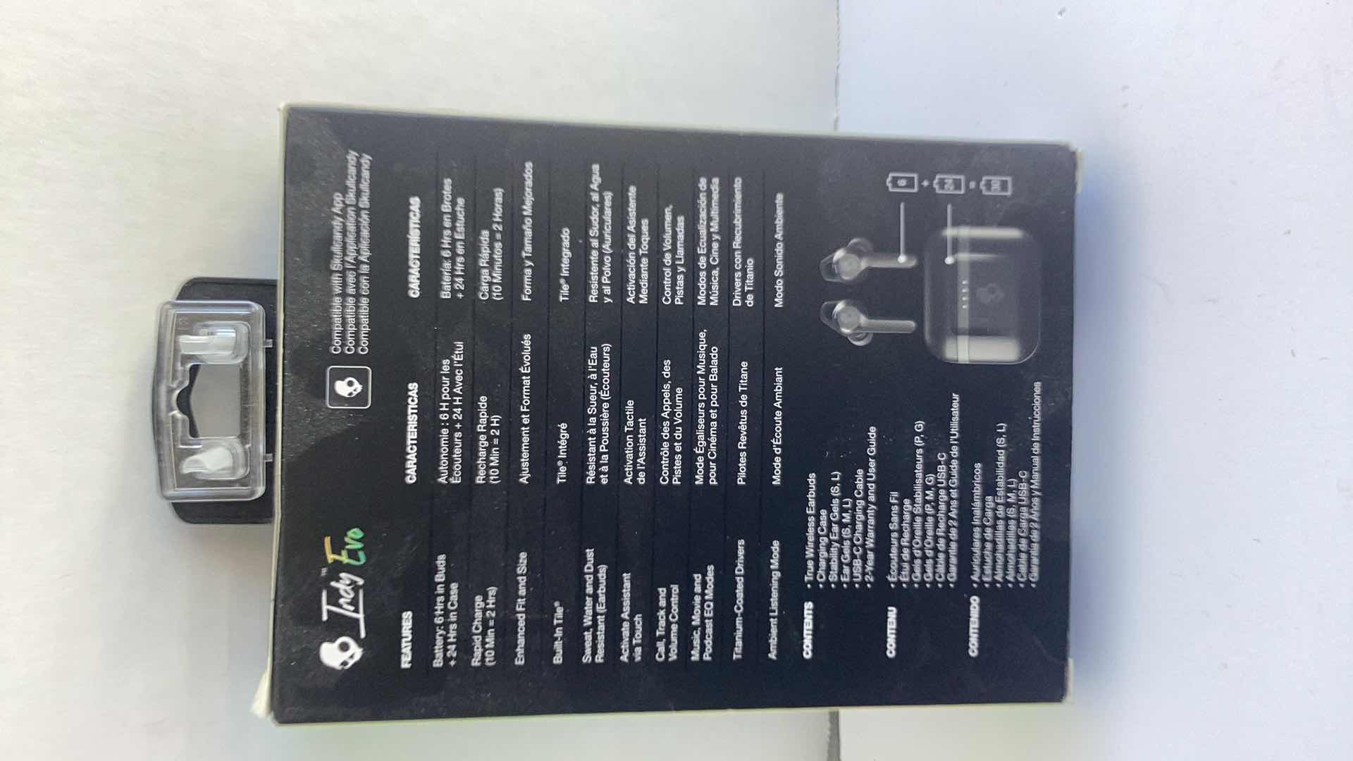 Photo 1 of SKULLCANDY WIRELESS EARBUDS