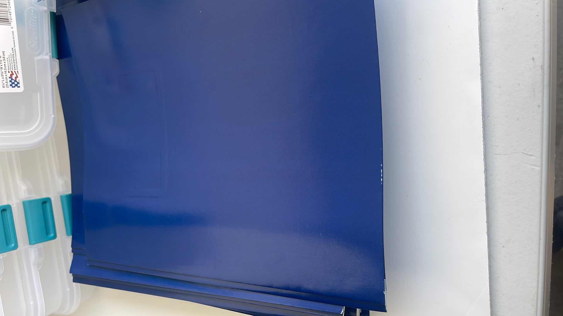 Photo 4 of BOX OF SCHOOL SUPPLIES PENCIL HOLDERS & FOLDERS