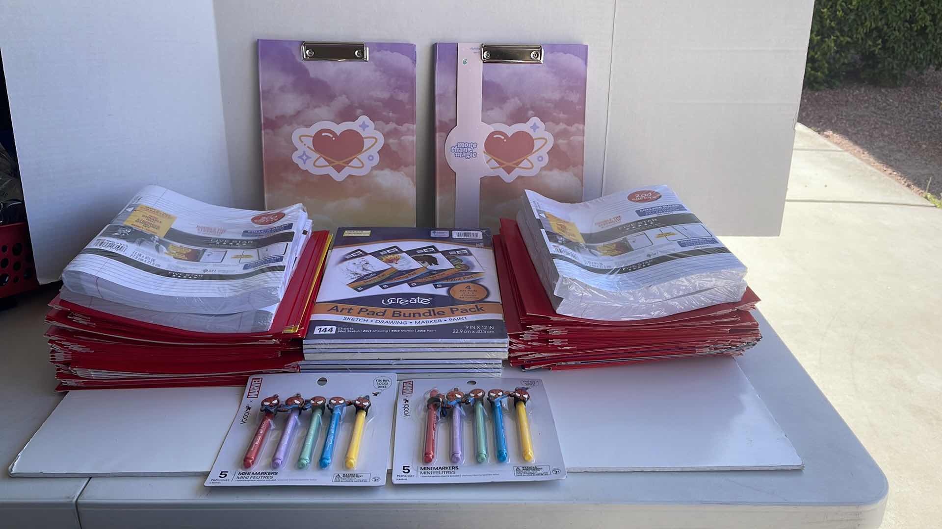 Photo 1 of LOT OF SCHOOL SUPPLIES