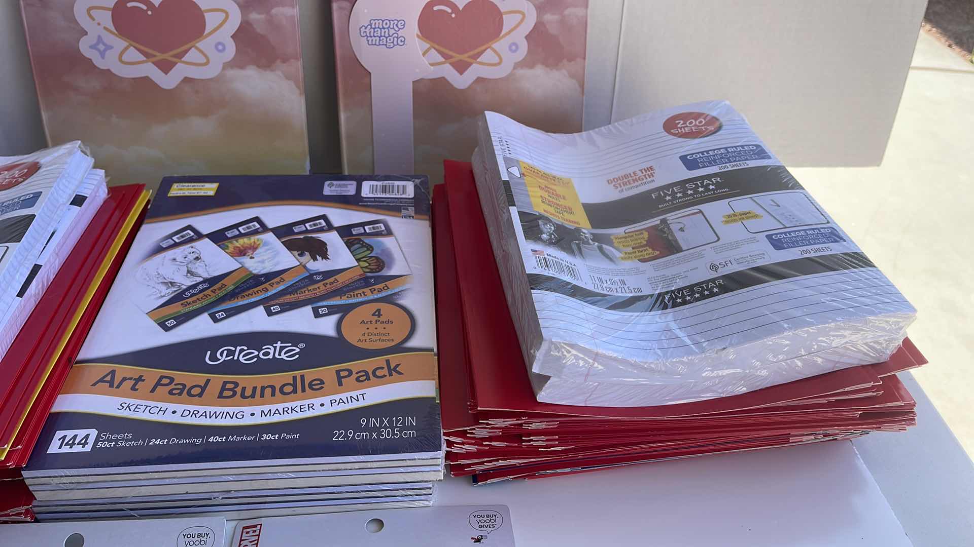 Photo 1 of LOT OF SCHOOL SUPPLIES