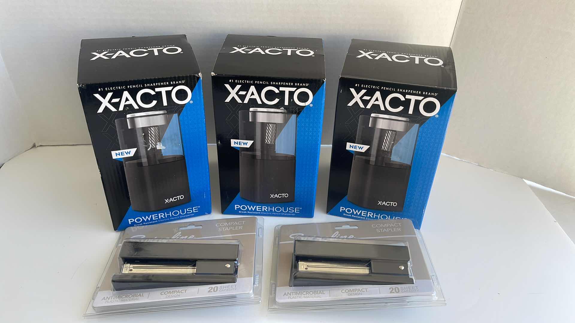 Photo 1 of 3 ELECTRIC PENCIL SHARPENERS & 2 STAPLERS