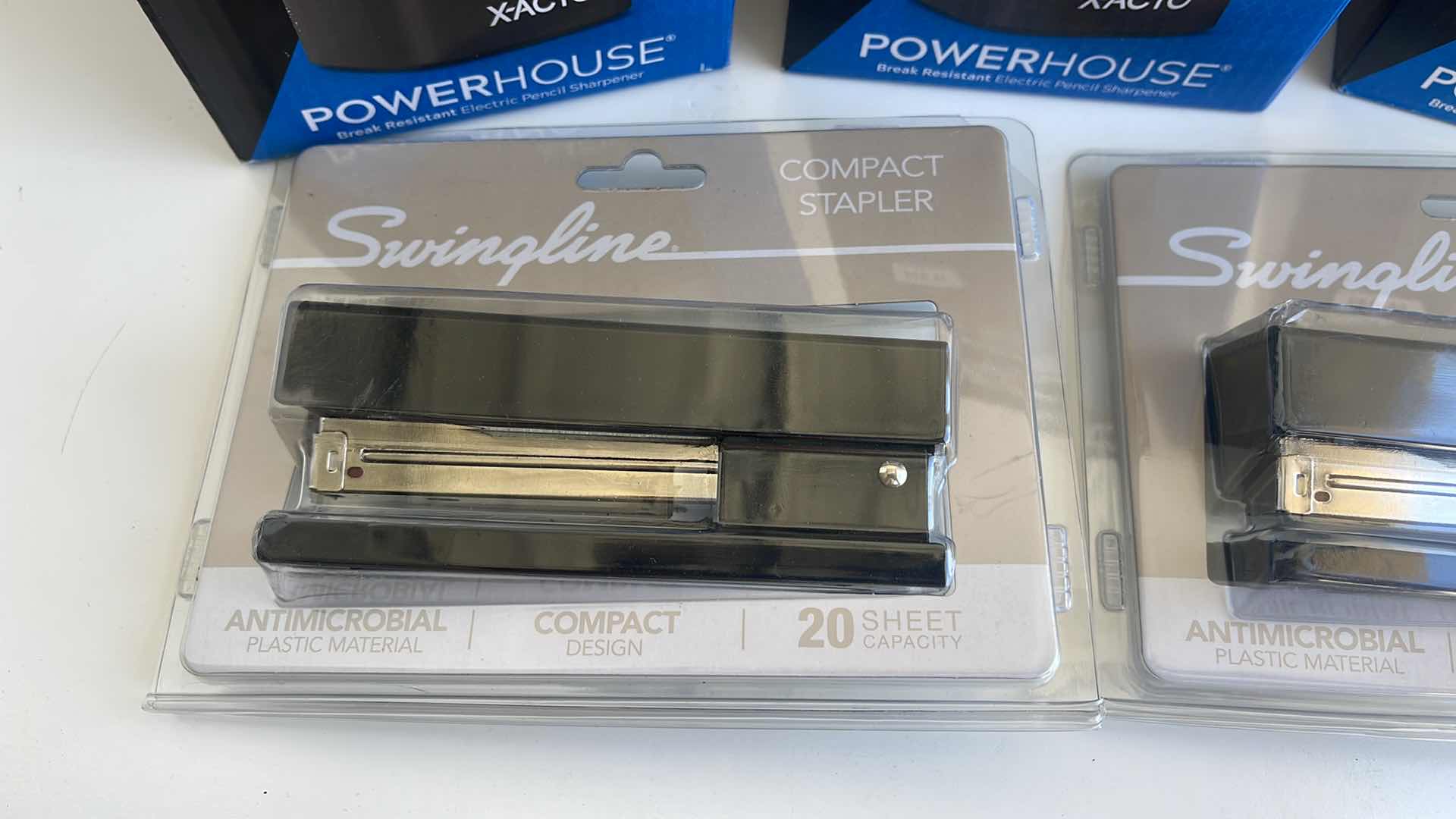 Photo 1 of 3 ELECTRIC PENCIL SHARPENERS & 2 STAPLERS