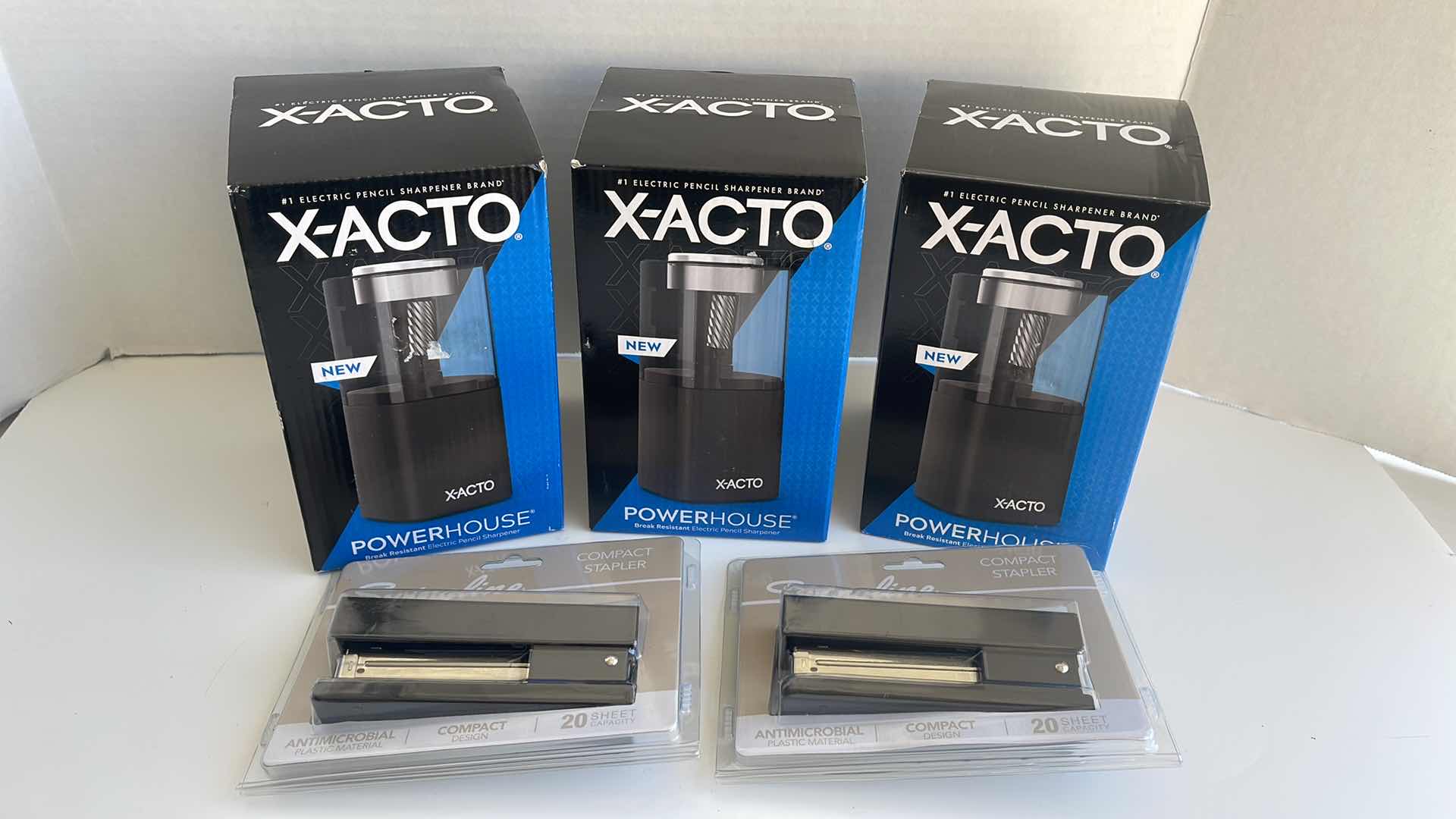 Photo 1 of 3 ELECTRIC PENCIL SHARPENERS & 2 STAPLERS