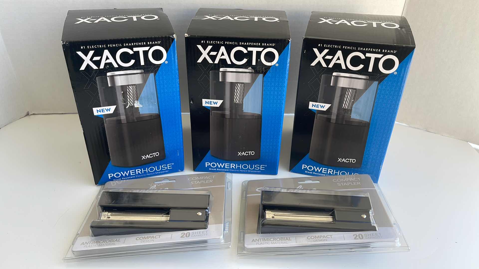 Photo 1 of 3 ELECTRIC PENCIL SHARPENERS & 2 STAPLERS