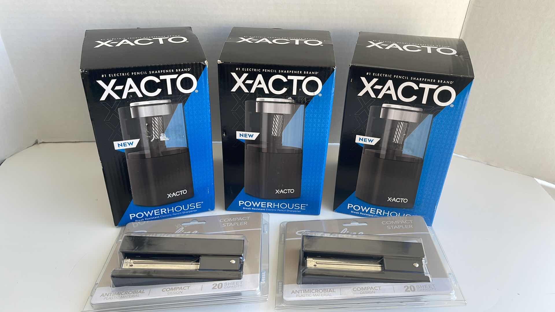 Photo 1 of 3 ELECTRIC PENCIL SHARPENERS & 2 STAPLERS