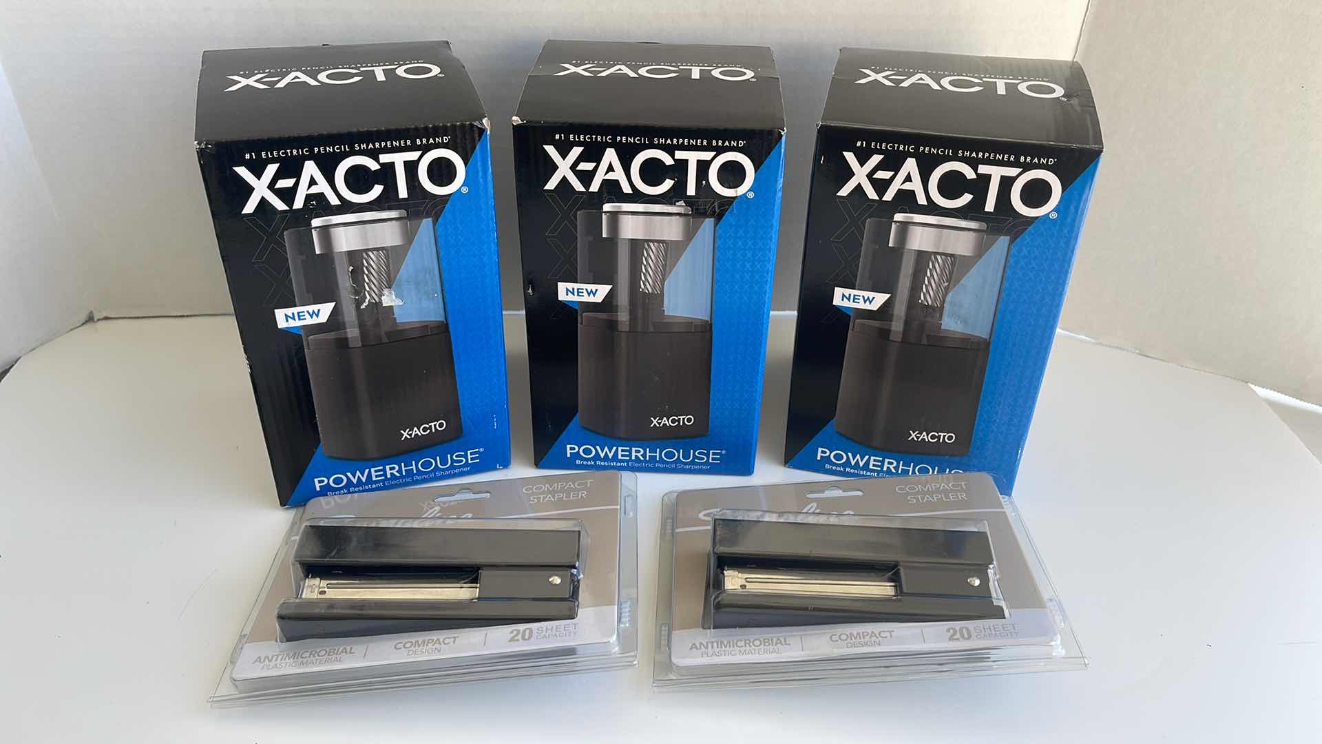 Photo 1 of 3 ELECTRIC PENCIL SHARPENERS & 2 STAPLERS