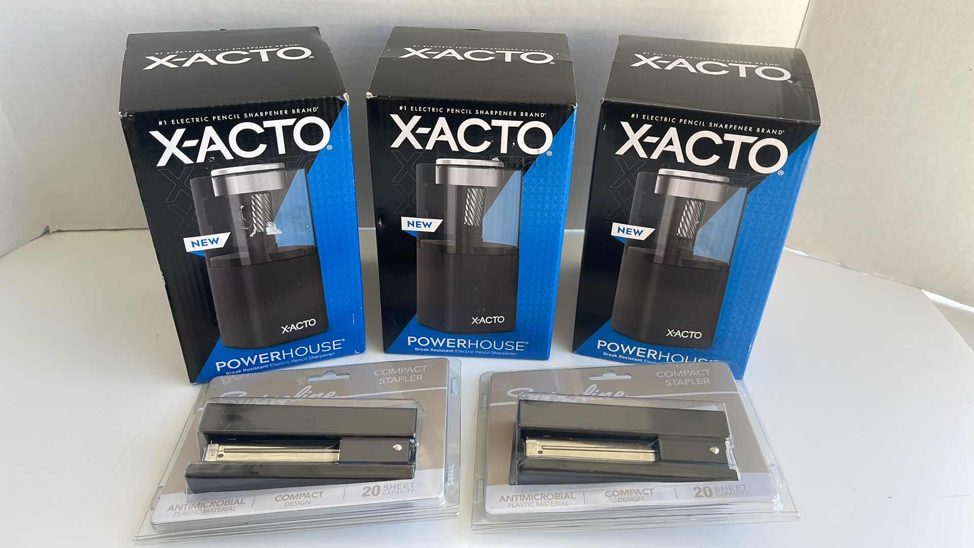 Photo 1 of 3 ELECTRIC PENCIL SHARPENERS & 2 STAPLERS