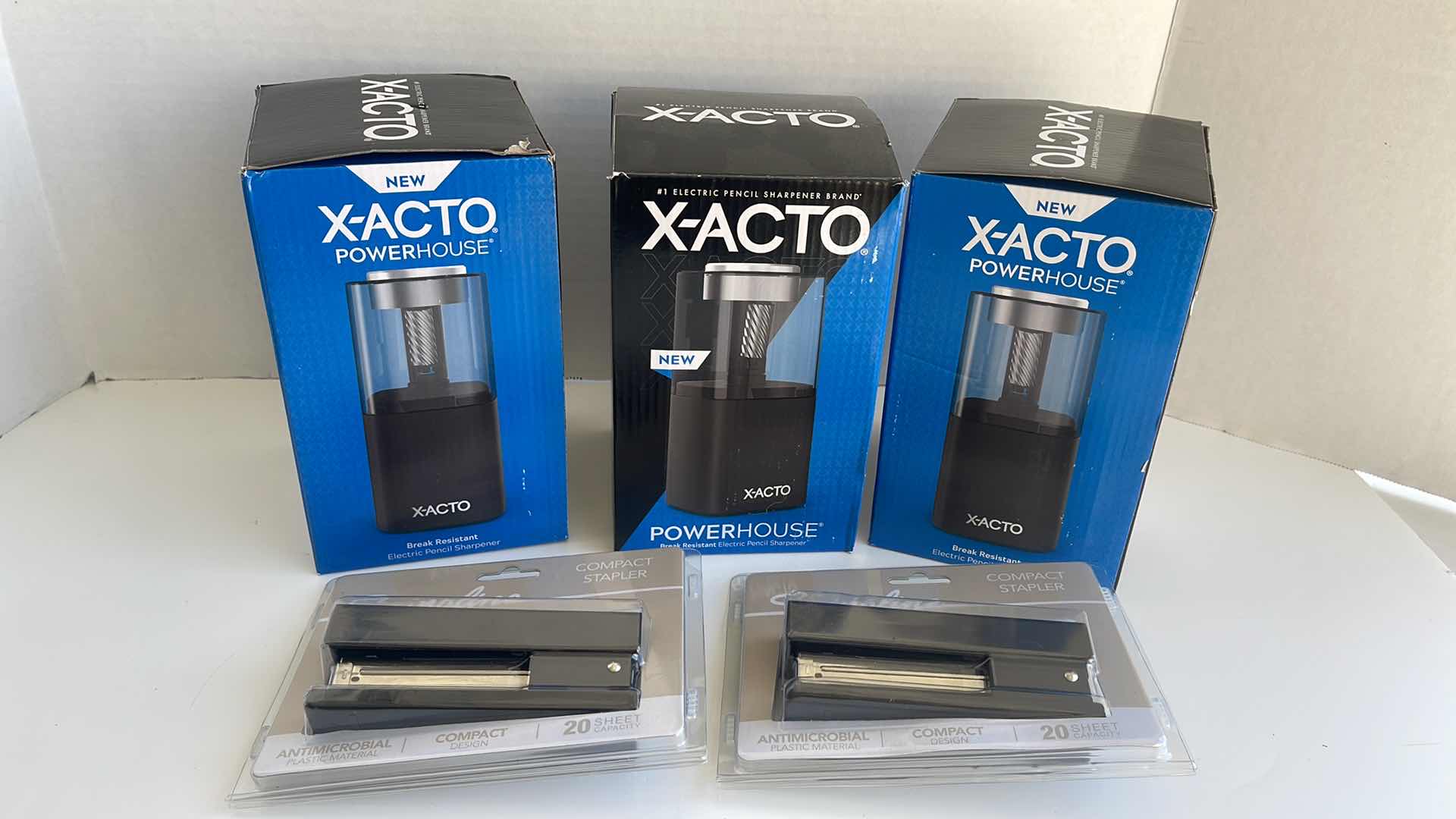 Photo 1 of 3 ELECTRIC PENCIL SHARPENERS & 2 STAPLERS