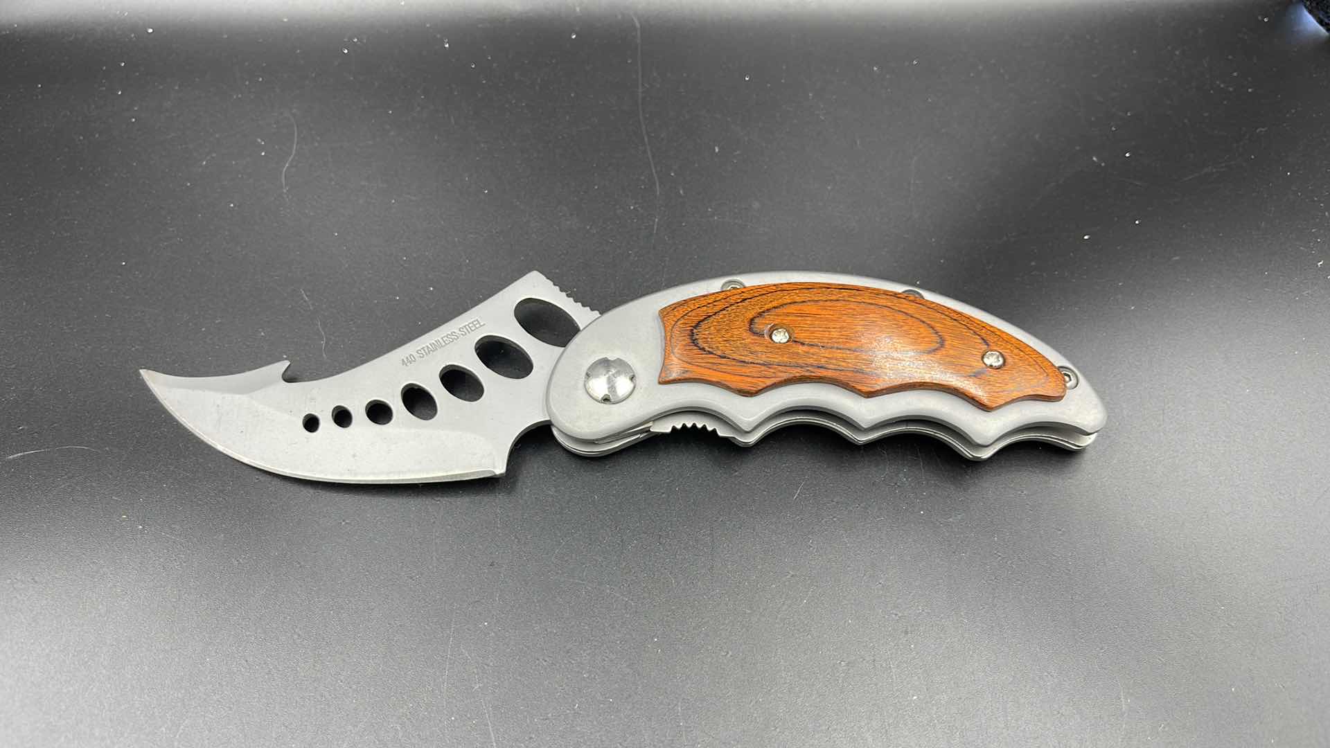Photo 1 of FOLDING HUNTING/ HIKING KNIFE 7.5”