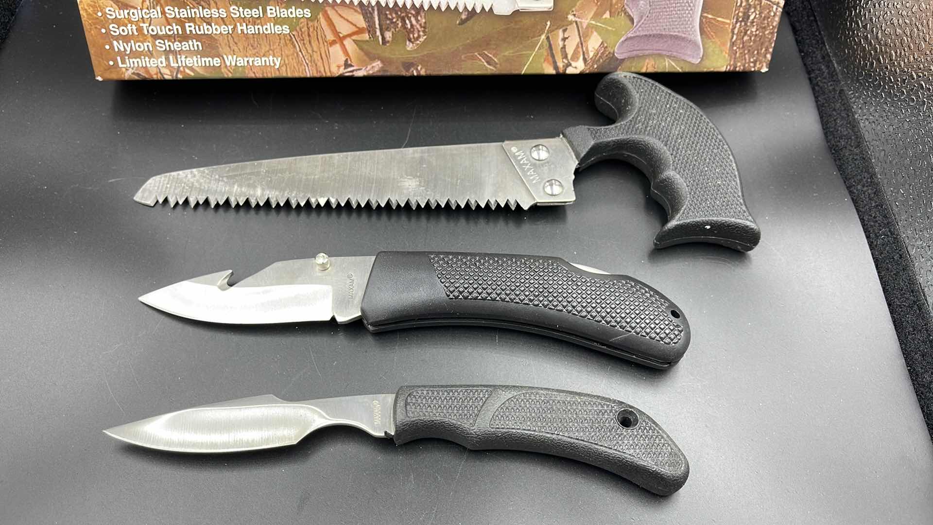 Photo 1 of MAXAM 3 PC GAME KNIFE SET