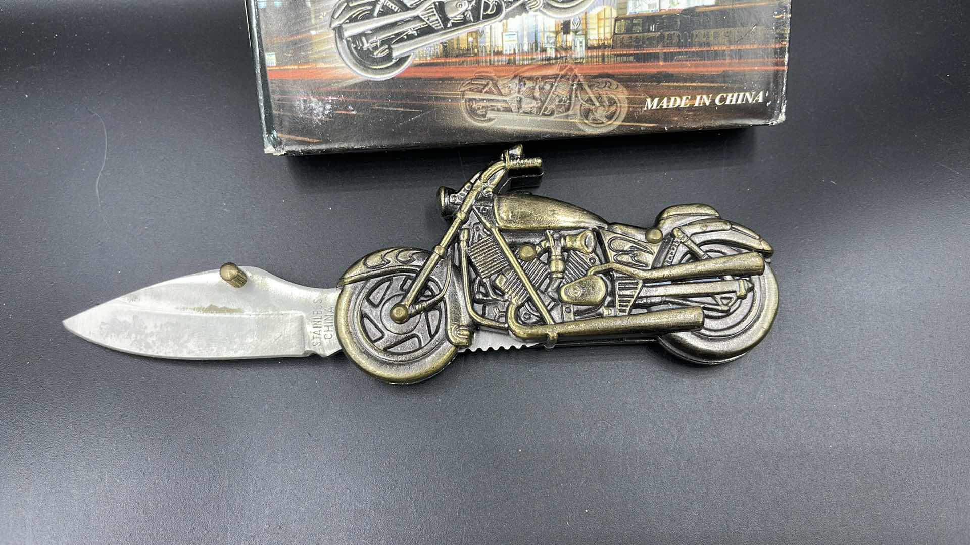 Photo 1 of 6” MOTORCYCLE KNIFE