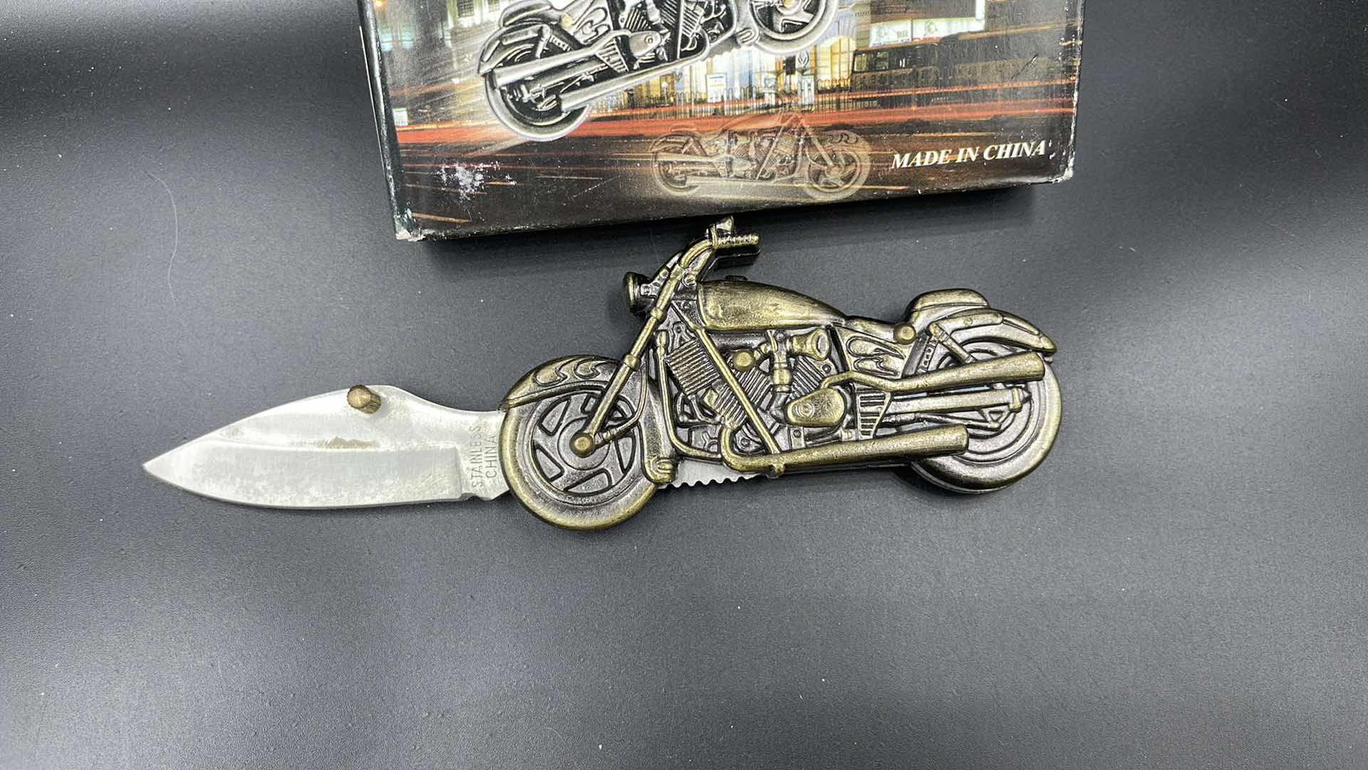 Photo 1 of 6” MOTORCYCLE KNIFE