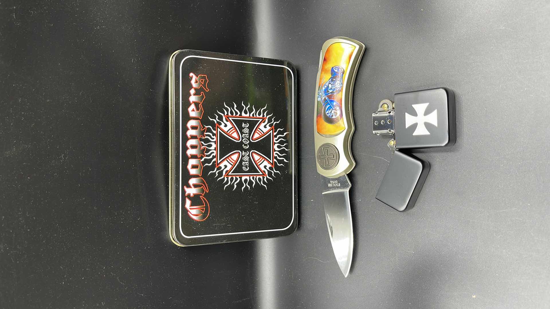 Photo 1 of CHOPPERS EAST COAST KNIFE & LIGHTER SET