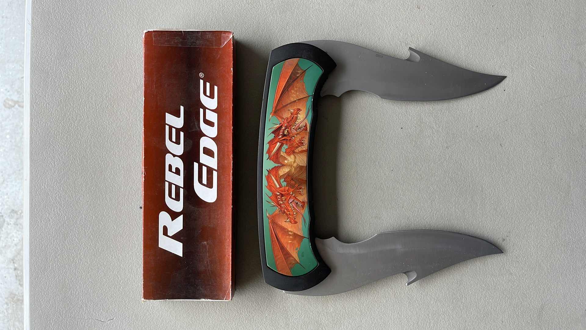 Photo 1 of REBEL EDGE DRAGON’S FURY 25” KNIFE