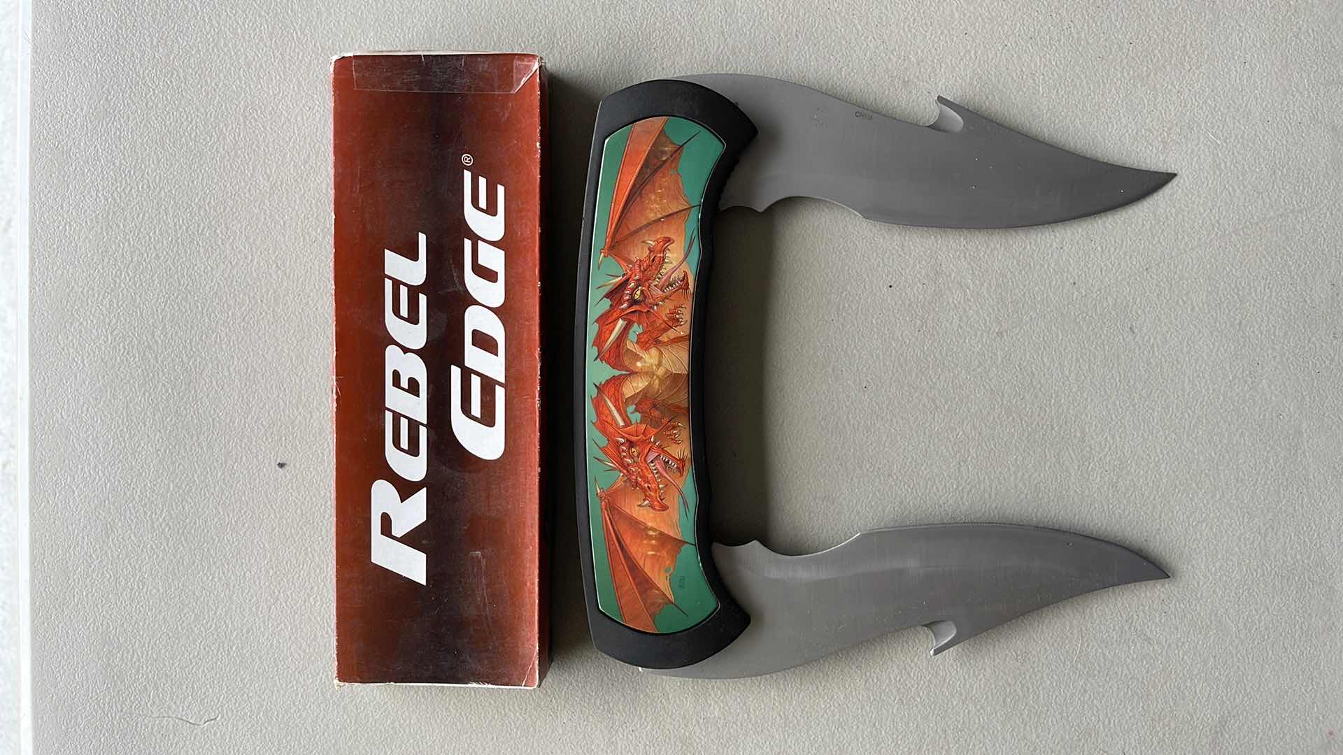 Photo 2 of REBEL EDGE DRAGON’S FURY 25” KNIFE