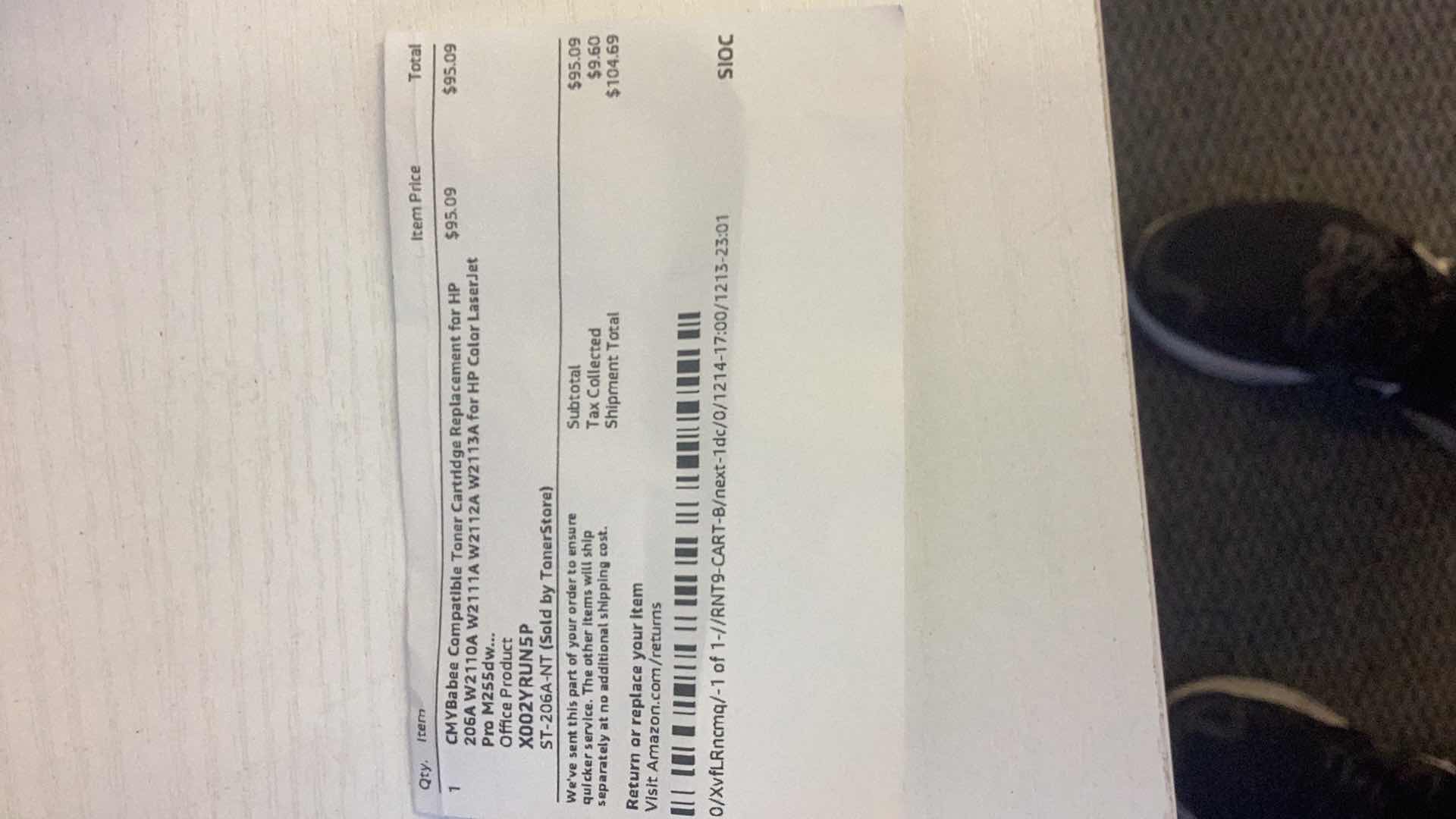 Photo 1 of HP 206A FOUR COLOR LASERJET PRO TONERS