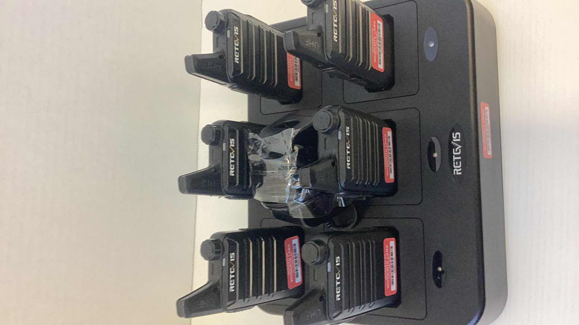 Photo 1 of RETC 15 SIX WALKIE-TALKIE’S WITH CHARGING BASE