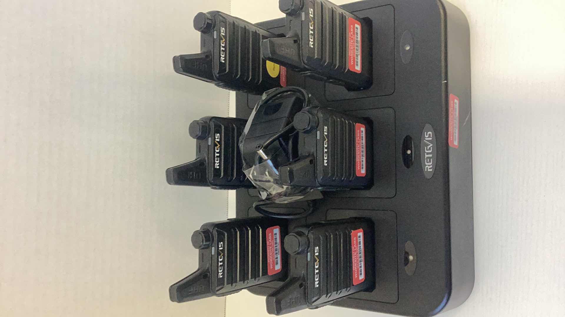 Photo 1 of RETC 15 SIX WALKIE-TALKIE’S WITH CHARGING BASE