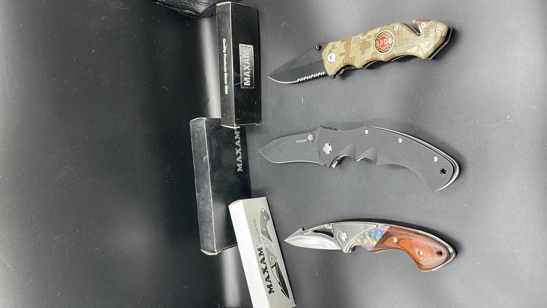 Photo 4 of 3 PC MAXAM FOLDABLE KNIFE SET