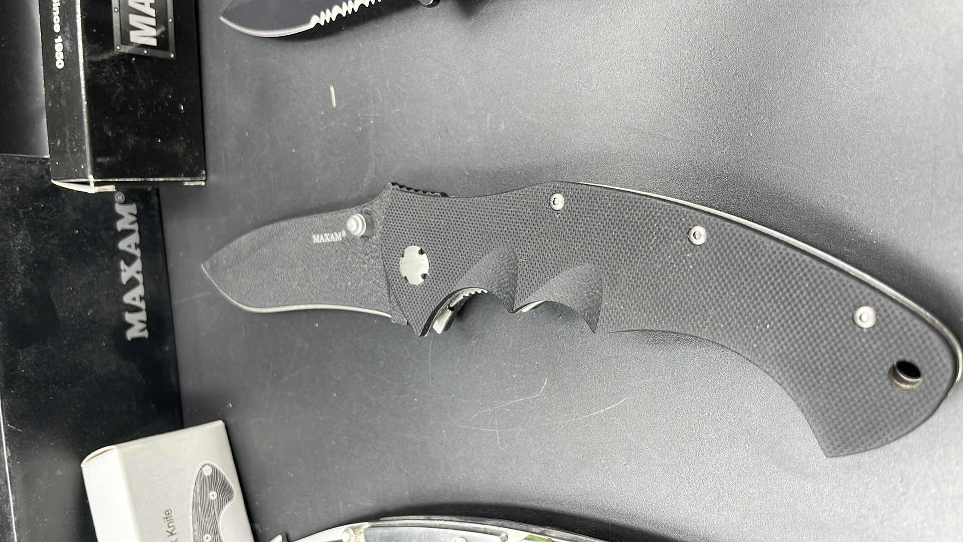 Photo 1 of 3 PC MAXAM FOLDABLE KNIFE SET