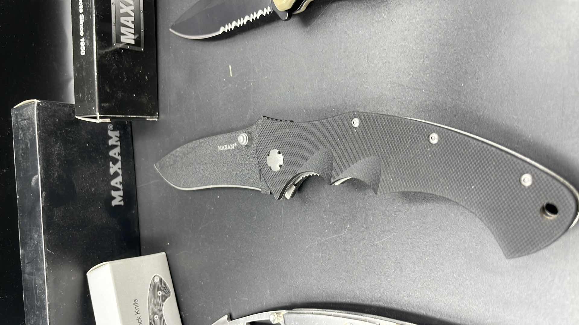 Photo 1 of 3 PC MAXAM FOLDABLE KNIFE SET