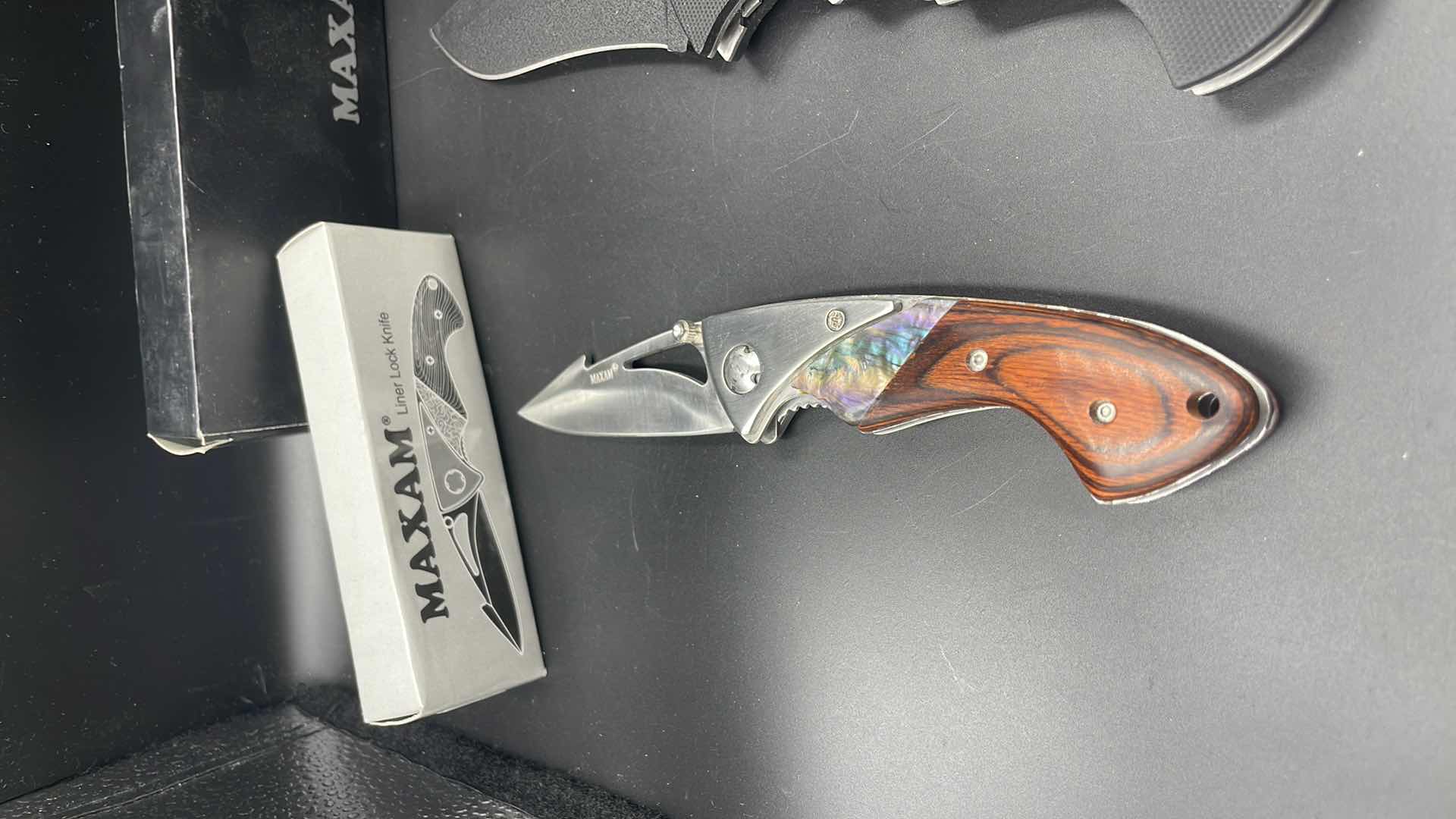 Photo 1 of 3 PC MAXAM FOLDABLE KNIFE SET
